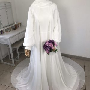Robe de mariée modeste hijab islam France international - robe de mariée ayaa 2