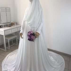 Robe de mariée modeste hijab musulmane islam France international - robe de mariée zaynab 1